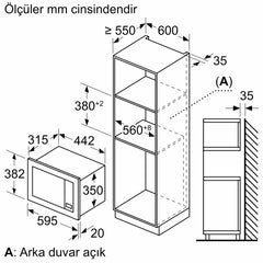 SİEMENS BF623LMG3 IQ300 ANKASTRE MİKRODALGA FIRIN