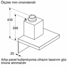 SİEMENS LC67BBK20T IQ300 DUVAR TİPİ DAVLUMBAZ 60 CM