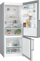 iQ500 Alttan Donduruculu Buzdolabı 186 x 75 cm Paslanmaz çelik KG76NCIE0N