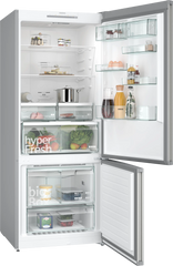 iQ300 Alttan Donduruculu Buzdolabı 186 x 75 cm Paslanmaz çelik KG76NVIE0N