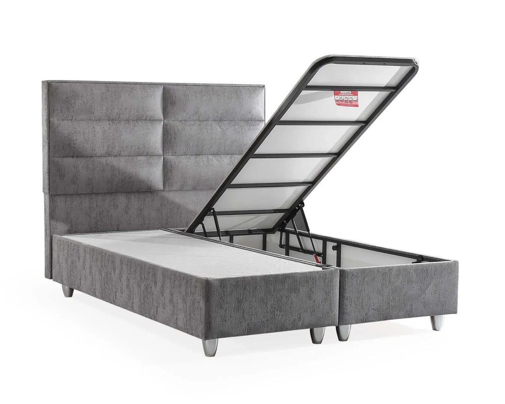 Armoni Yatak Seti 160×200 - döşemeli başlık detayı