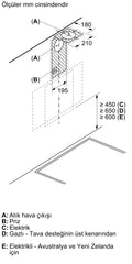 SİEMENS LC63KPJ20T IQ100 DUVAR TİPİ DAVLUMBAZ 60 CM CAM