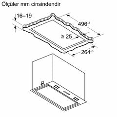 SİEMENS LB56NAC50 IQ500 GÖMME ASPİRATÖR 52 CM