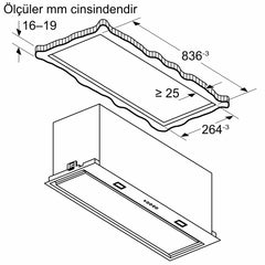 SİEMENS LB87NAC50 IQ500 GÖMME ASPİRATÖR 86 CM