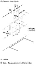 SİEMENS LC67KPJ20T IQ500 DUVAR TİPİ DAVLUMBAZ 60 CM CAM