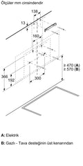SİEMENS LC97KPJ20T IQ500 DUVAR TİPİ DAVLUMBAZ 90 CM CAM