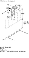 SİEMENS LC97KPJ20T IQ500 DUVAR TİPİ DAVLUMBAZ 90 CM CAM