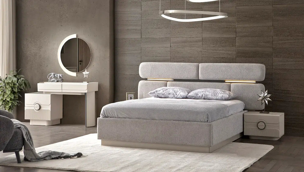 Forte Yatak Odası Takımı - 6 parça bazalı yatak odası takımı