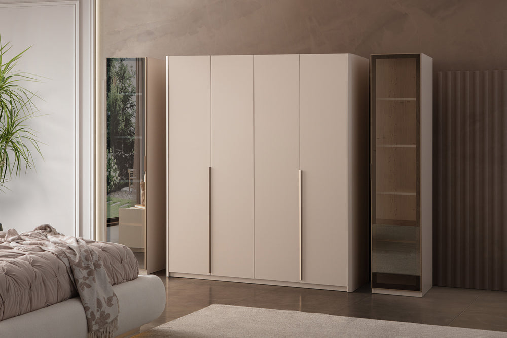 Ritim Yatak Odası Takımı - gardırop ve başlıklı sandıklı baza