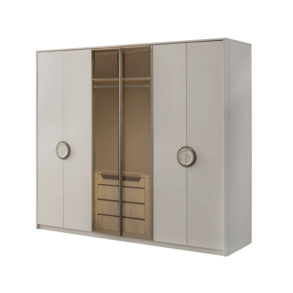 Cross Gardırop - 6 kapaklı sürgülü gardırop