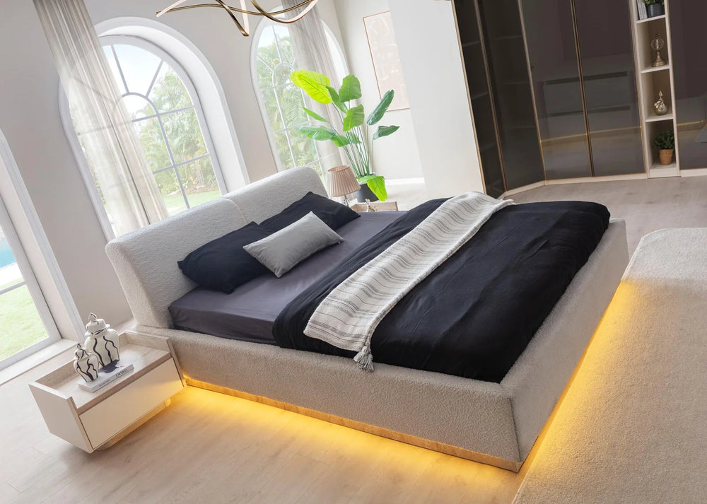 Senkron Yatak Odası Takımı - şifonyer, ayna ve komodin
