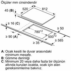 Siemens iQ500 ET875LMP1D Elektrikli Ocak 80 cm Çerçeveli Montaj