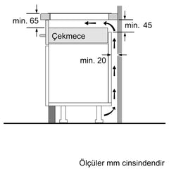 Siemens iQ100 EU611AGA5E İndüksiyonlu Ocak 60 cm Çerçevesiz Yüzey