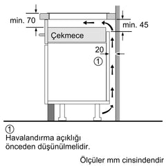 Siemens iQ700 EX801LYC1E İndüksiyonlu Ocak 80 cm flush mount