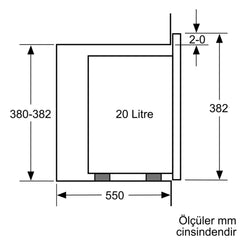 SİEMENS BE525LMB2 IQ500 ANKASTRE MİKRODALGA FIRIN