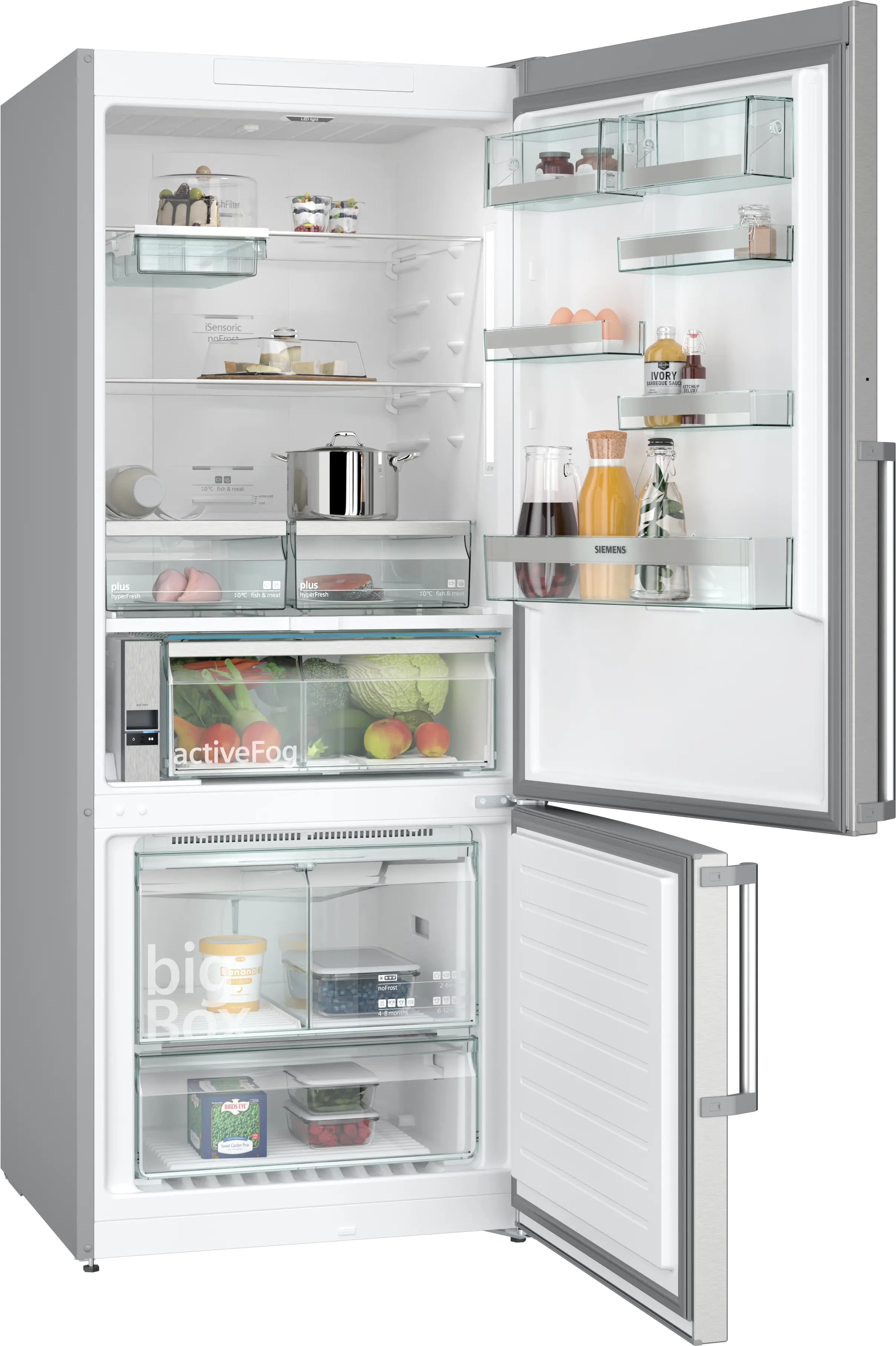 iQ700 Alttan Donduruculu Buzdolabı 186 x 75 cm Paslanmaz çelik