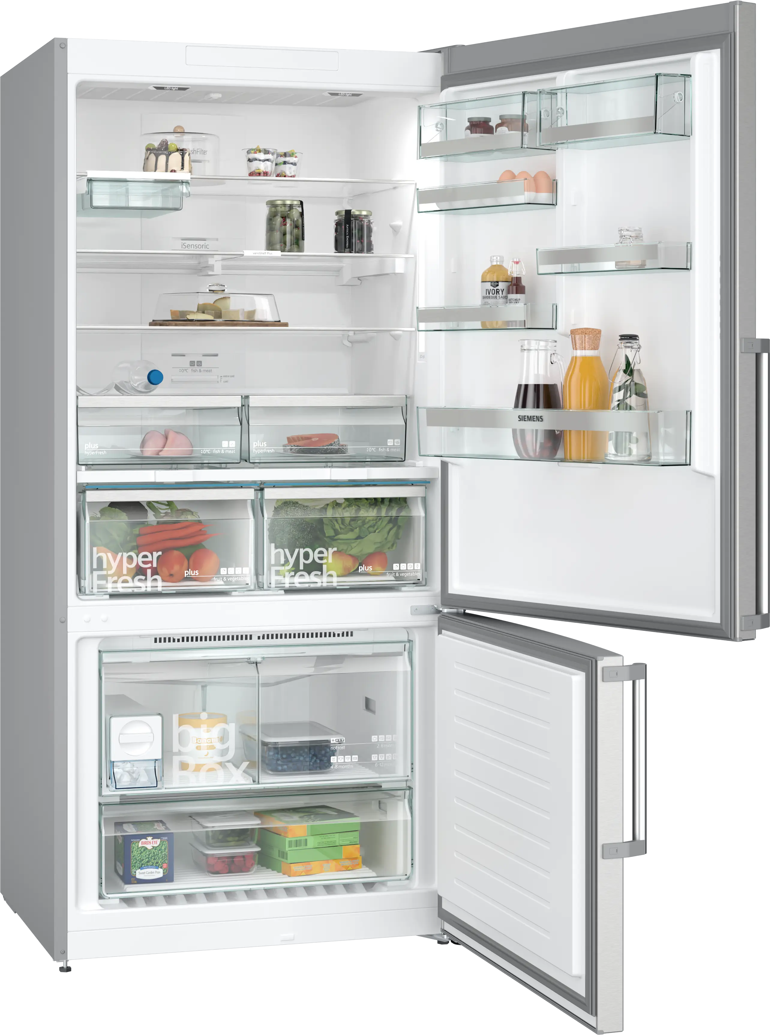 iQ500 Alttan Donduruculu Buzdolabı 186 x 86 cm Paslanmaz çelik