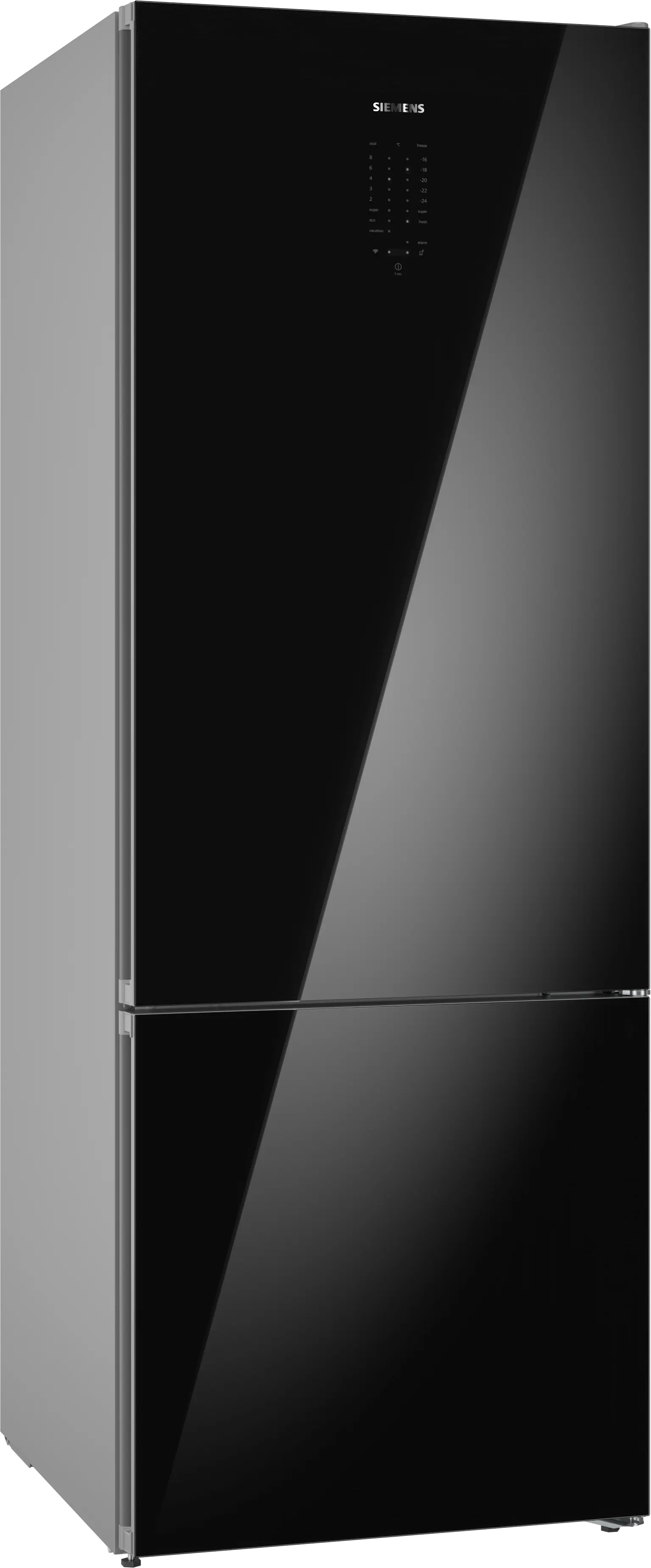 iQ500 Alttan Donduruculu Buzdolabı 193 x 70 cm Siyah, Total noFrost KG56NLBE0N