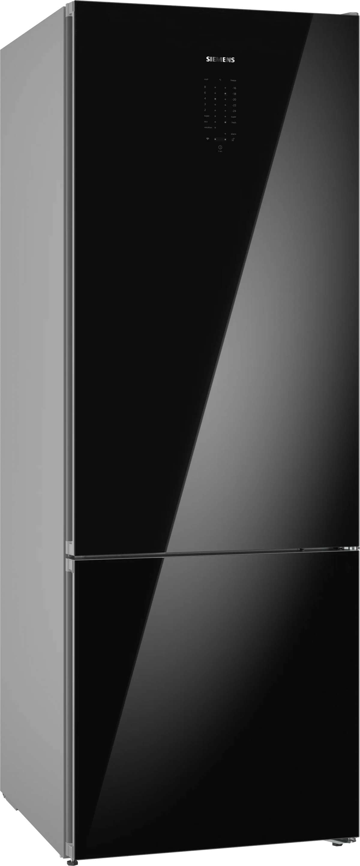 iQ500 Alttan Donduruculu Buzdolabı 193 x 70 cm Siyah, Total noFrost KG56NLBE0N