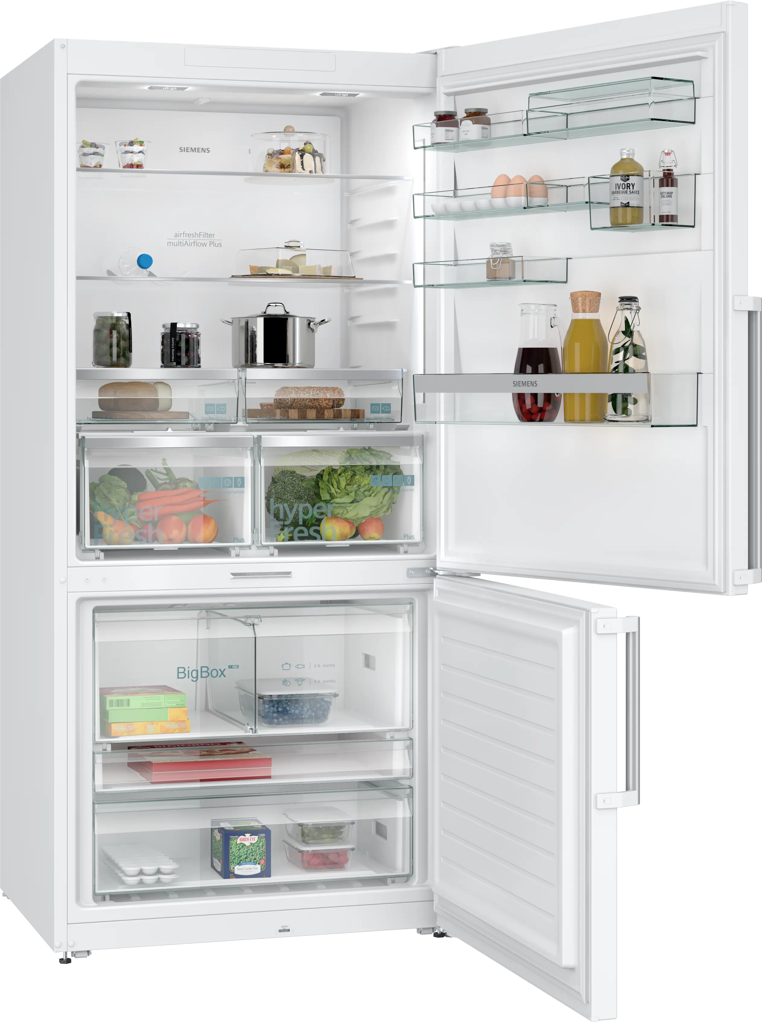iQ700 Alttan Donduruculu Buzdolabı 186 x 86 cm Beyaz, Total noFrost