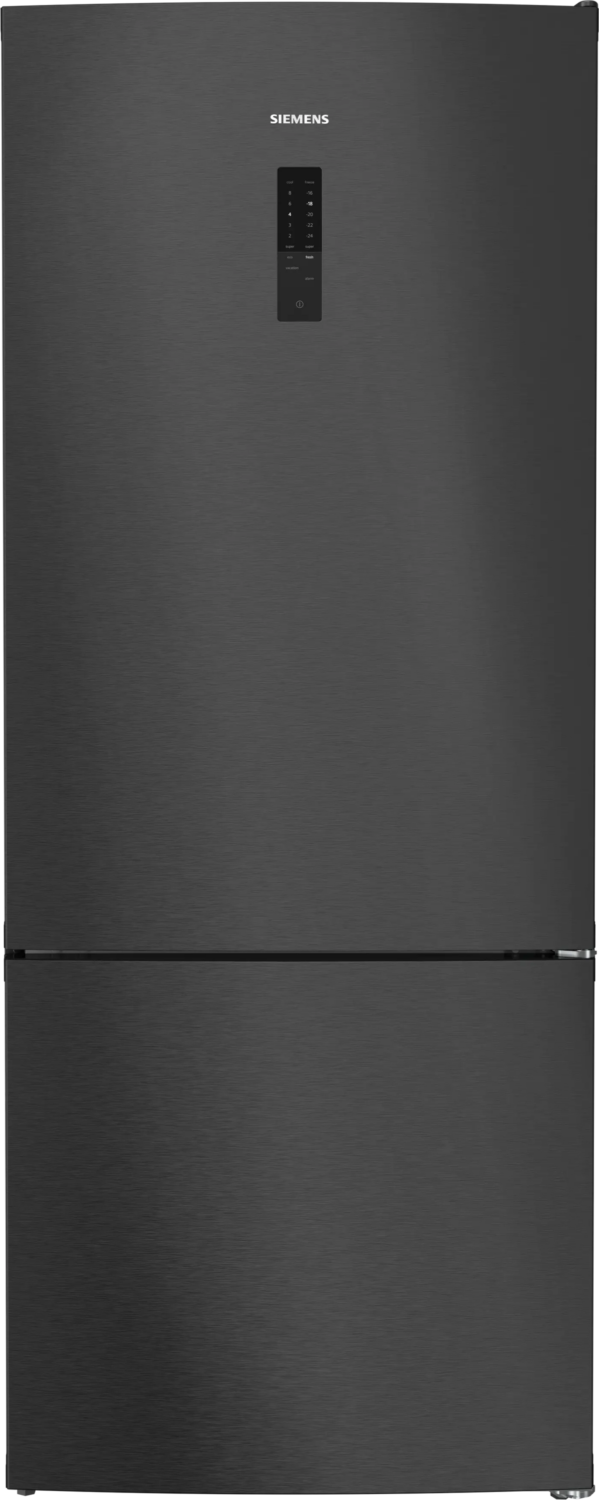 iQ500 Alttan Donduruculu Buzdolabı 186 x 75 cm BlackSteel