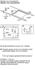Siemens iQ500 Gazlı Ocak 60 cm Sert cam, Beyaz