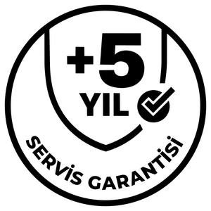 +5 YIL SERVİS GARANTİSİ