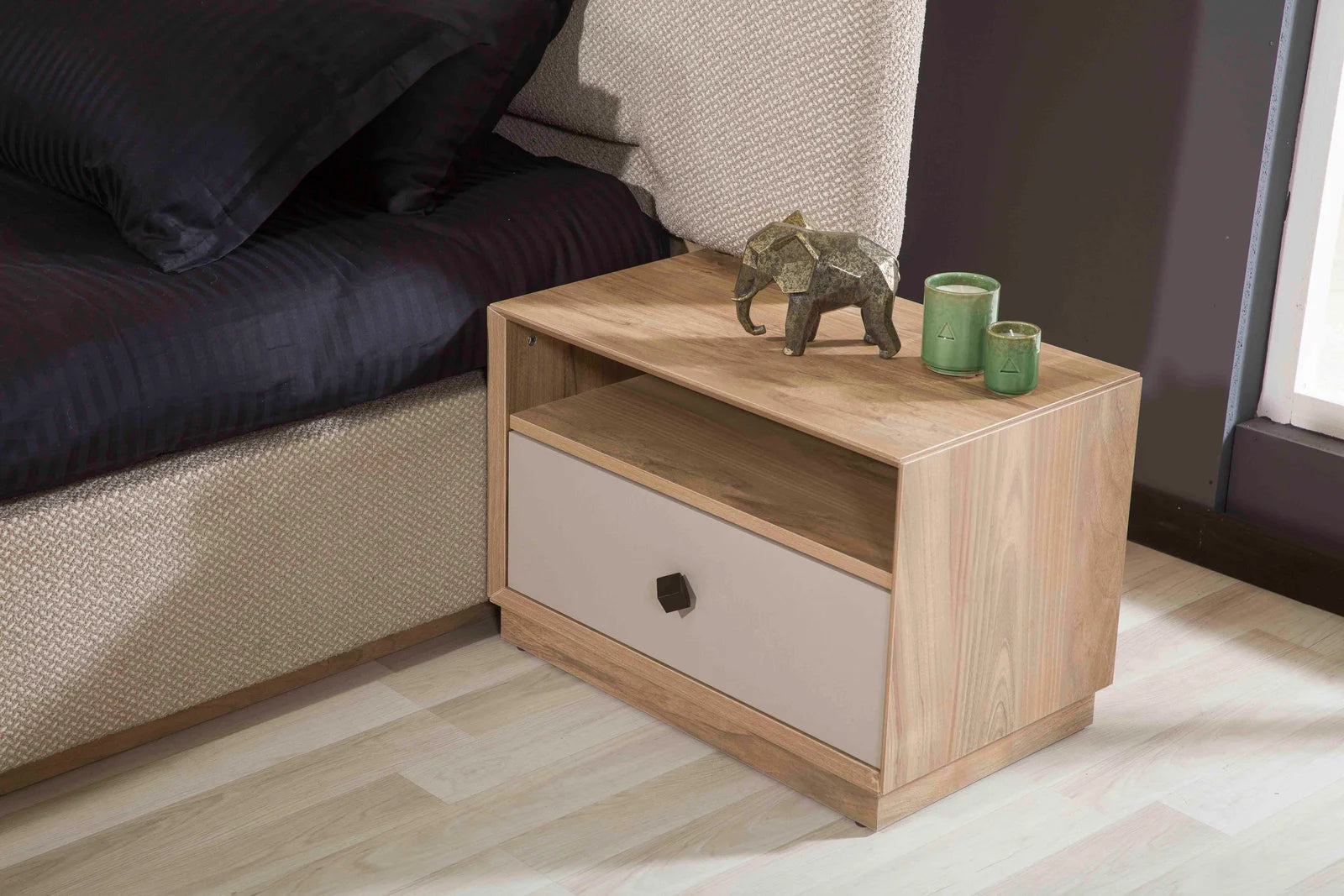 Cube Yatak Odası Takımı (Bazalı)