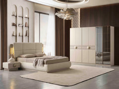 Cornelli Yatak Odası Takımı - 6 parça bazalı yatak odası takımı