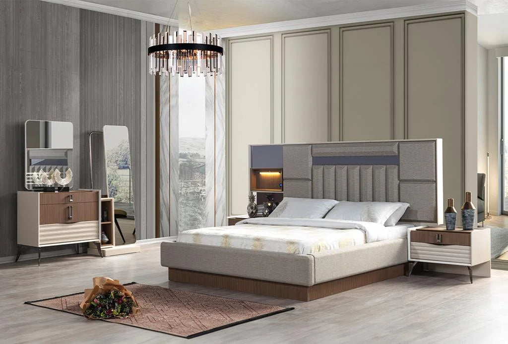 Lecco Yatak Odası Takımı (Bazalı)