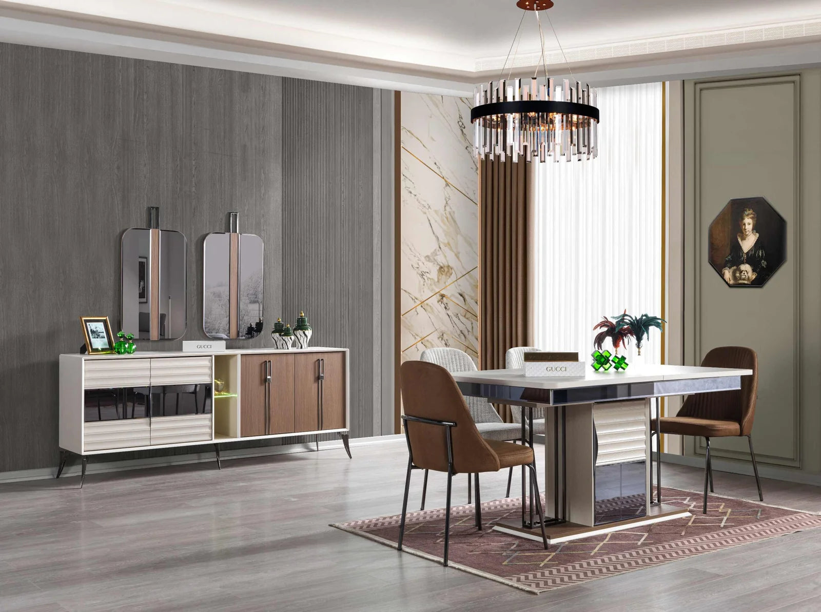 Lecco Yemek Odası Takımı (6 Sandalye)