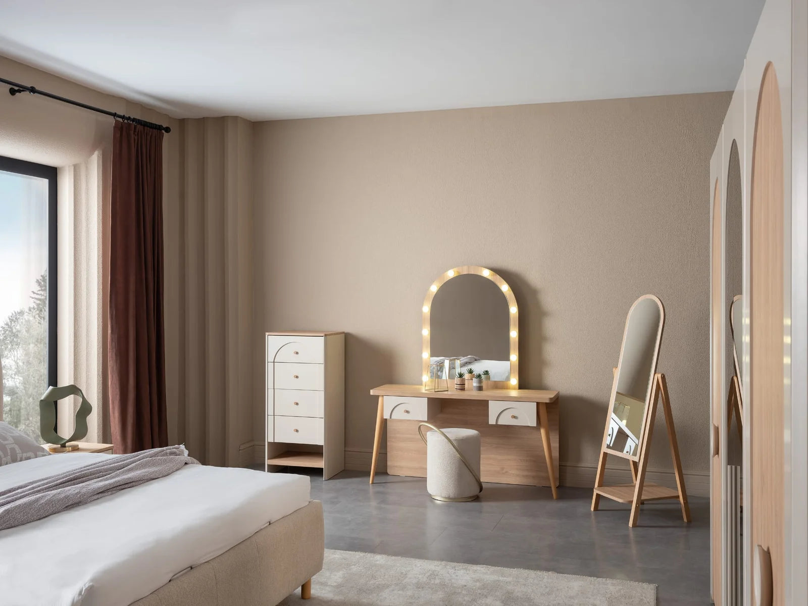 Marbella Yatak Odası Takımı (Bazalı)