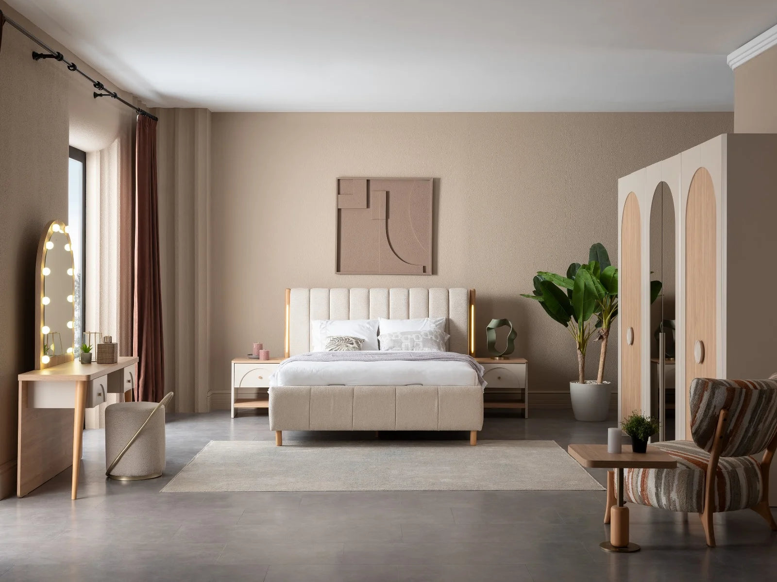 Marbella Yatak Odası Takımı (Bazalı)