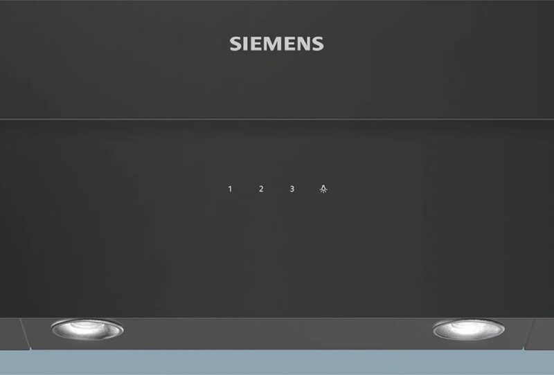 Siemens iQ300 Duvar Tipi Davlumbaz 60 cm Siyah Cam